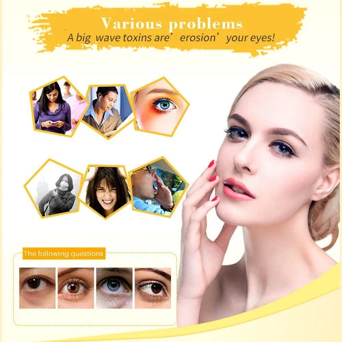10 Pairs Gold Collagen Crystal Eye Mask skincare Under Eye Patches Firming Moisturizing Nourishing Eye Skin Care Products