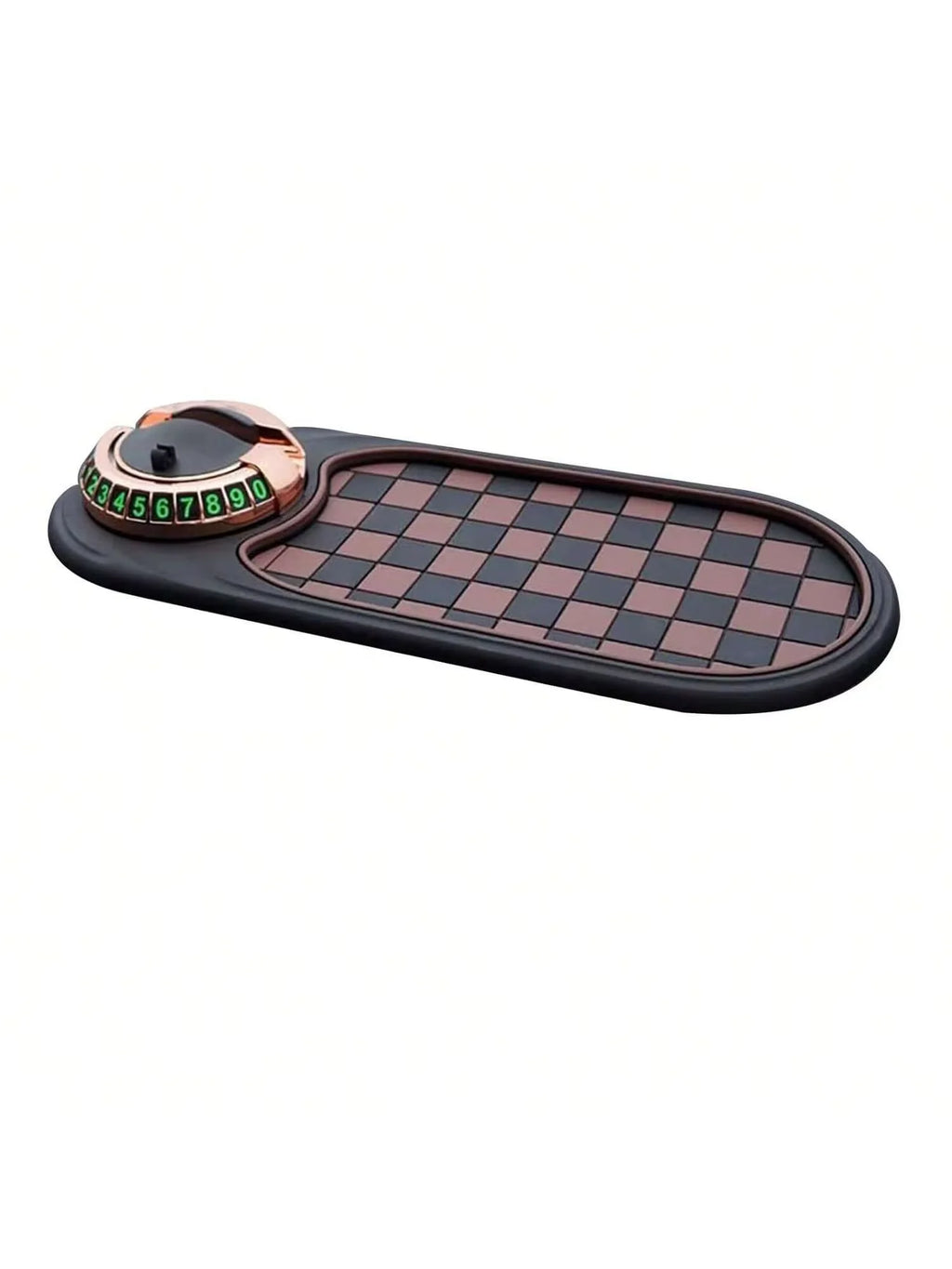 Multifunction Car Anti-Slip Mat, Rotatable Anti Skid Car Dashboard Pad with Temporary Parking Numbe, Universal Car Phone Holder