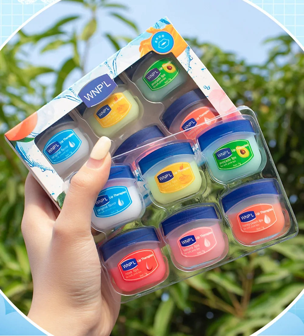 Natural Moisturizing Lip Mask Lip Balm Healing Moisturizing & Repairing Without Greasiness Winter Lip Care Kit Holiday Gift