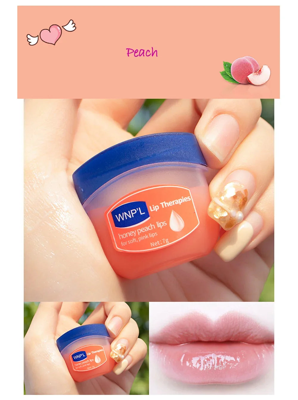Natural Moisturizing Lip Mask Lip Balm Healing Moisturizing & Repairing Without Greasiness Winter Lip Care Kit Holiday Gift